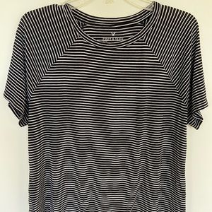 Black and White Striped Shirt